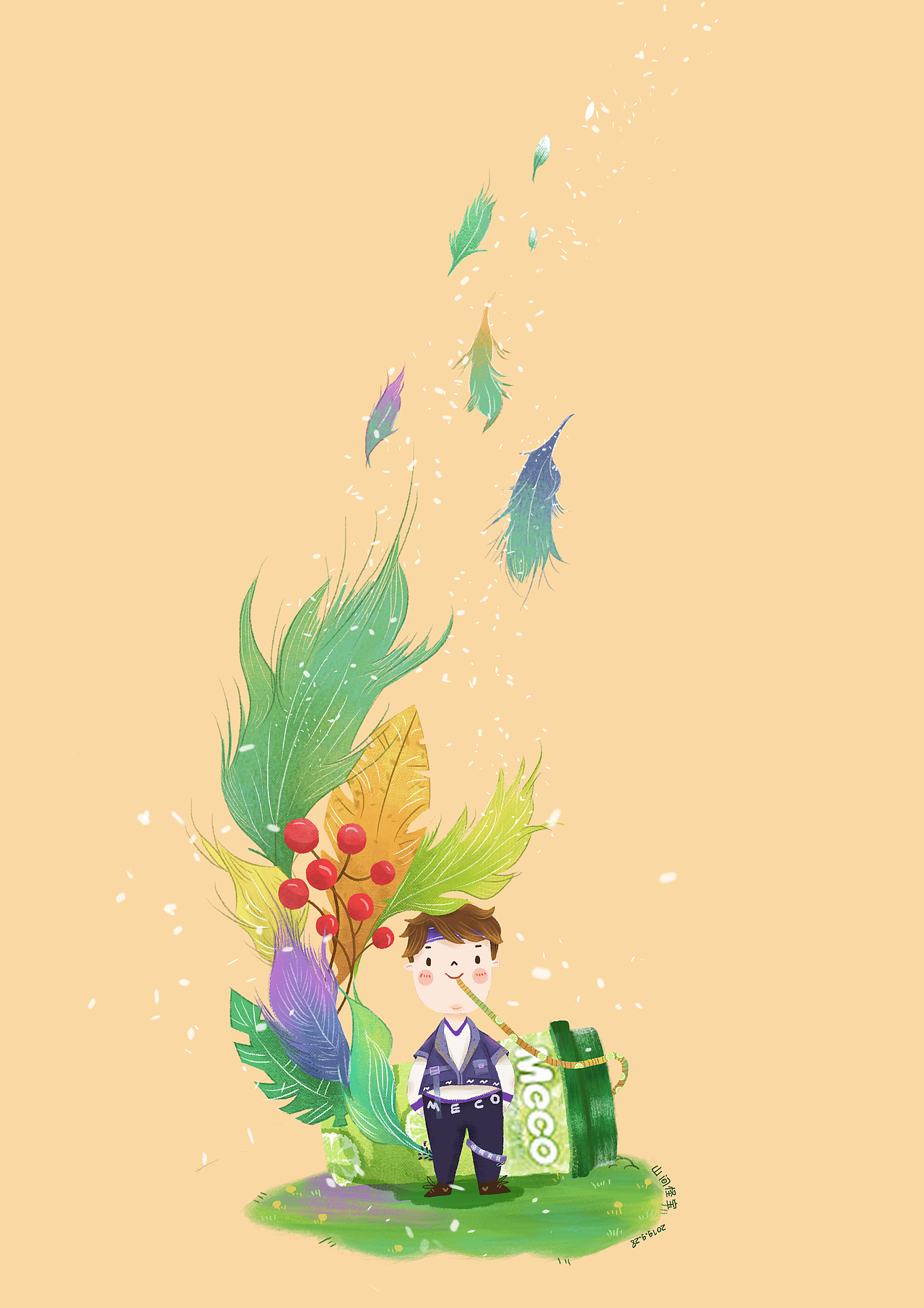 王者榮耀小哥哥（圖ZMTc4NDgwNDcy） - 商業(yè)插畫 - 站酷設計師山間怪寶原創(chuàng)素材 - 站酷ZCOOL