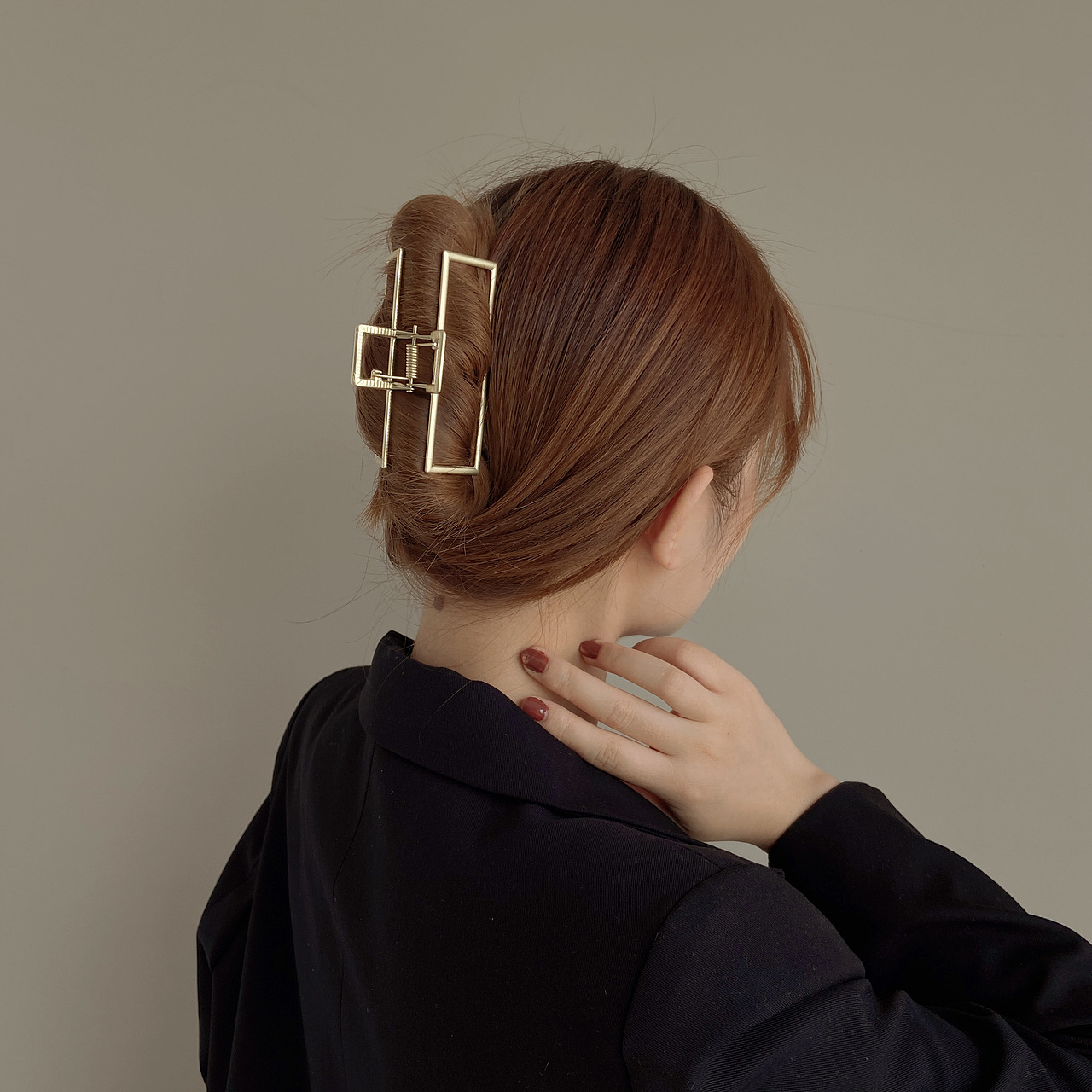 发饰 抓夹发夹 流行饰品模特图拍摄电商产品拍照