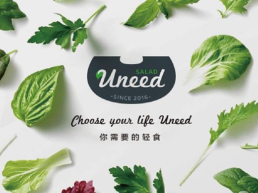 沙拉轻食logo设计