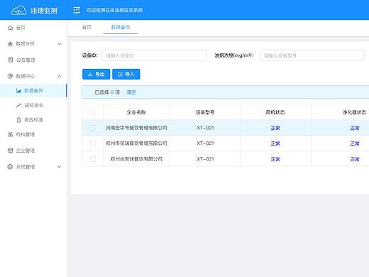 油烟监测系统架构