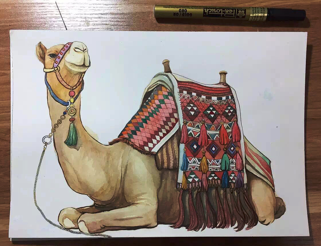 阿拉伯风情骆驼嘻嘻~