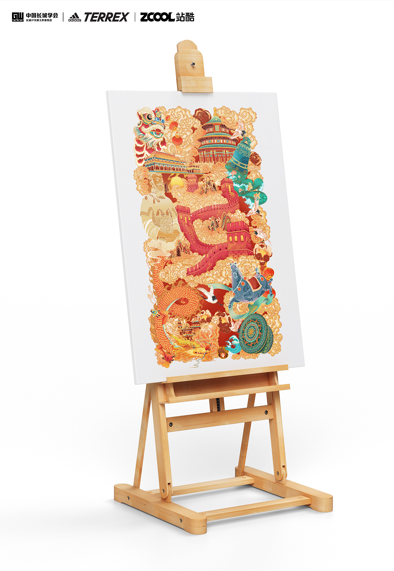 长城—马足龙沙（图ZMjc2MTQyNTcy） - 商业插画 - 站酷设计师卓煜原创素材 - 站酷ZCOOL