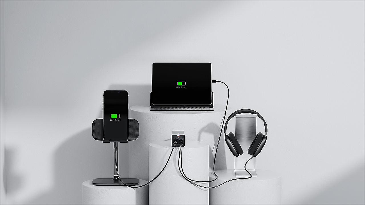 倍思 GaN3 Pro氮化镓桌面插线板（图ZMjg2NTMwNjky） - 动画/影视 - 站酷设计师KG96原创素材 - 站酷ZCOOL