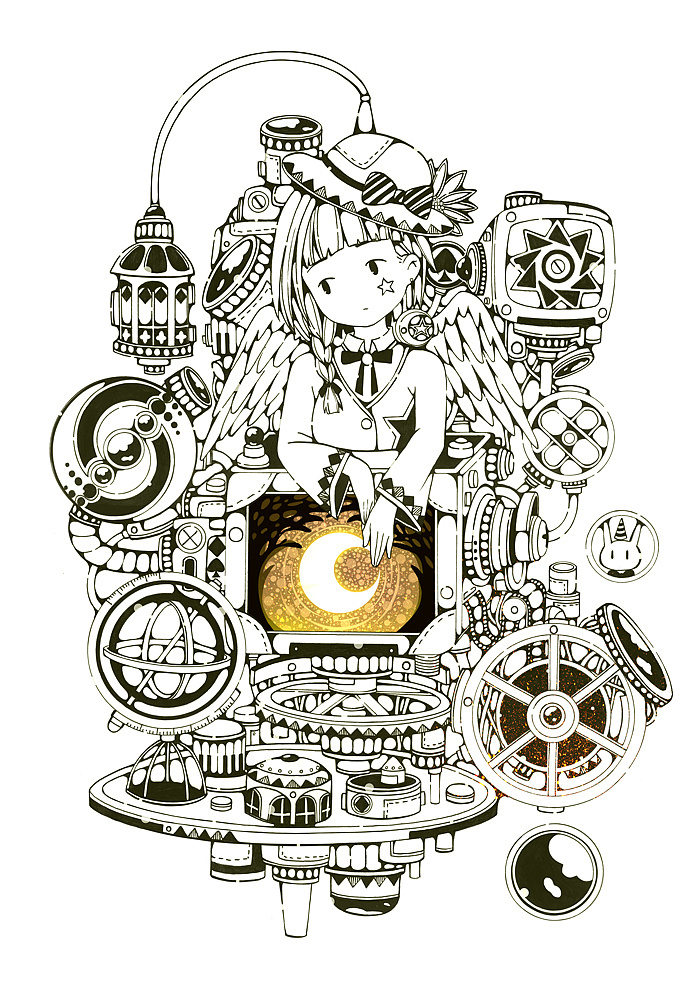 蒸汽朋克插画集5蒸汽街的秘密