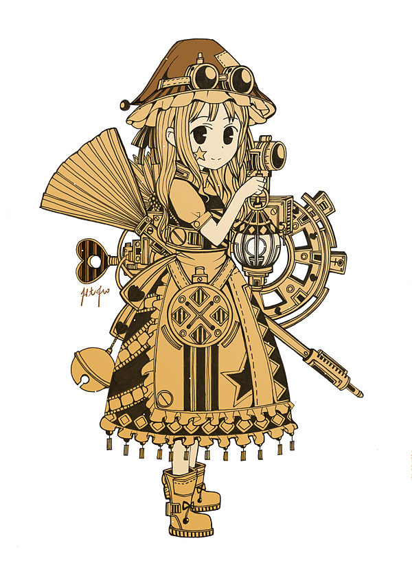 蒸汽朋克插画集1蒸汽街系列