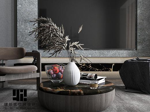 现代住宅客餐厅（个人主页-ZNTQ1MTE4MjQ=） - 家装设计 - 站酷设计师苏老X原创素材 - 站酷ZCOOL