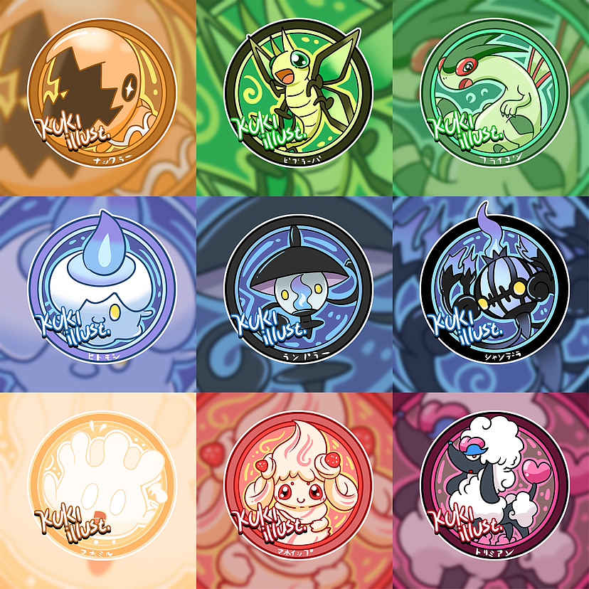 2024作品①（图ZMzY1MTY3NDQ4） - 创作习作 - 站酷设计师插画师kuki原创素材 - 站酷ZCOOL