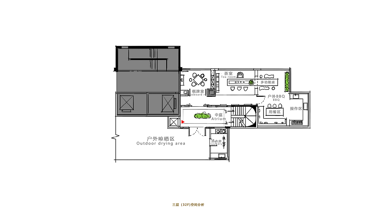 高层住宅B的平面布局与空间手稿（图ZMjcyMDkxMDAw） - 家装设计 - 站酷设计师小张D原创素材 - 站酷ZCOOL