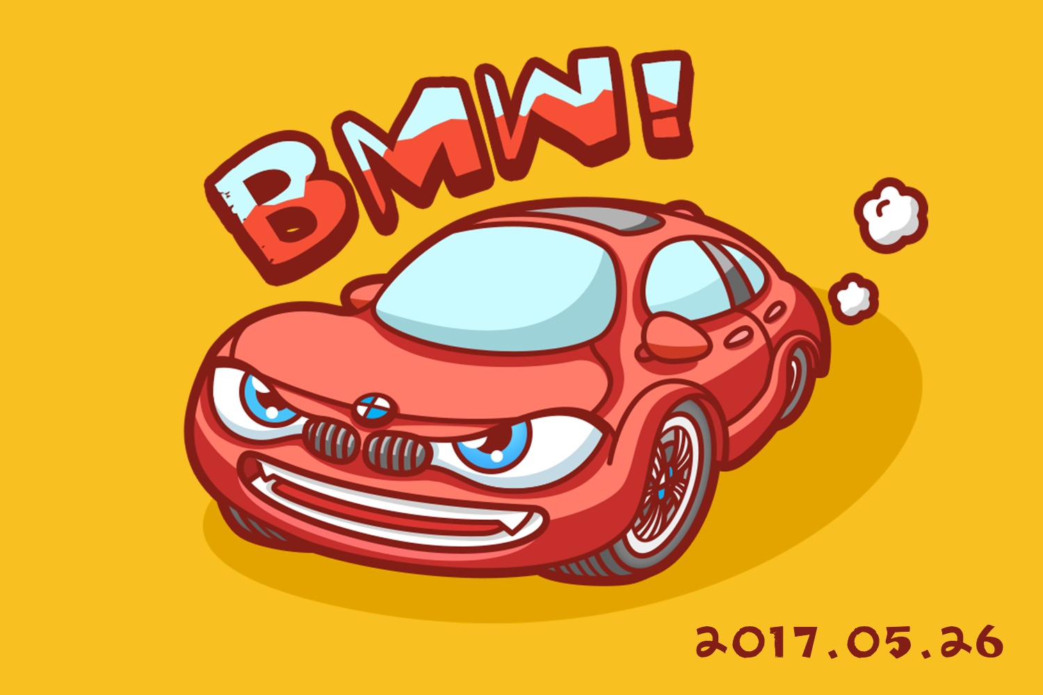 小汽车插画|插画|创作习作|zcco0l - 原创作品 - 站酷 (ZCOOL)