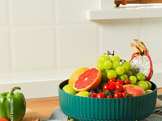 厨房配件拍摄 水果置物篮/油瓶