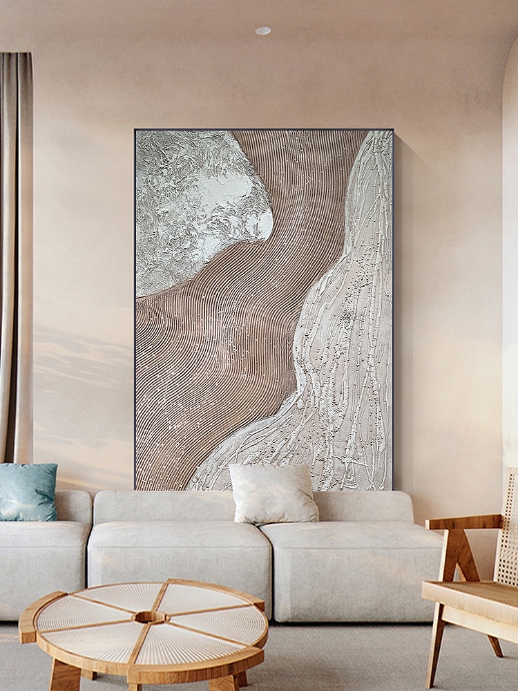 纯手绘油画装饰画分享客厅卧室挂画玄关抽象画