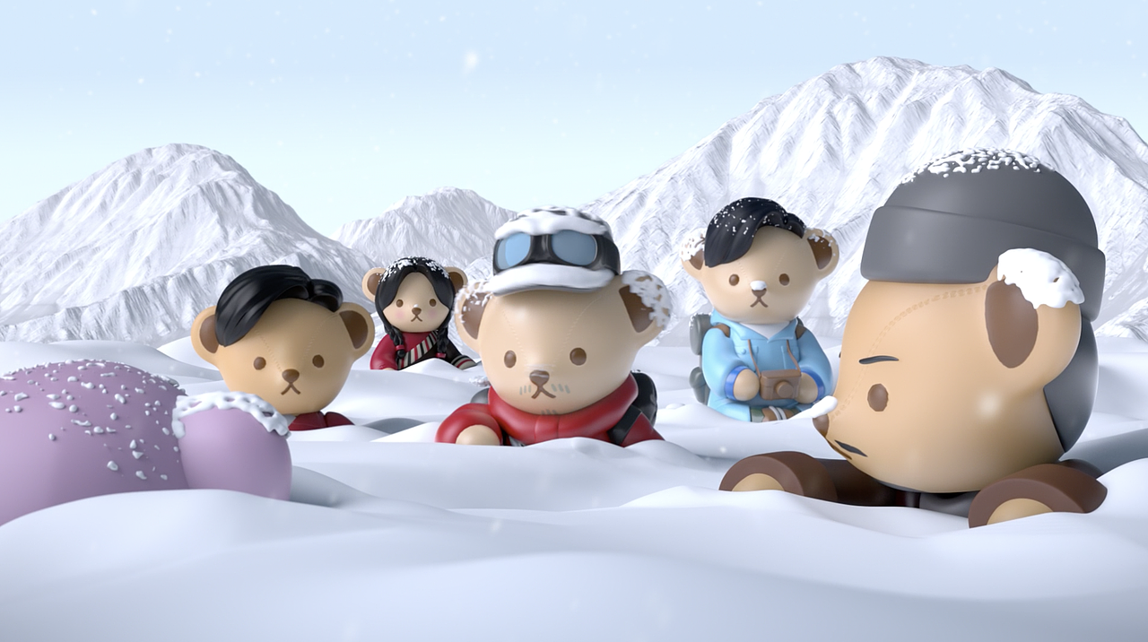 泰迪珍藏《攀登者》电影联名款盲盒动画制作（图ZMTc4ODI5Njc2） - 动画片 - 站酷设计师李纬一原创素材 - 站酷ZCOOL