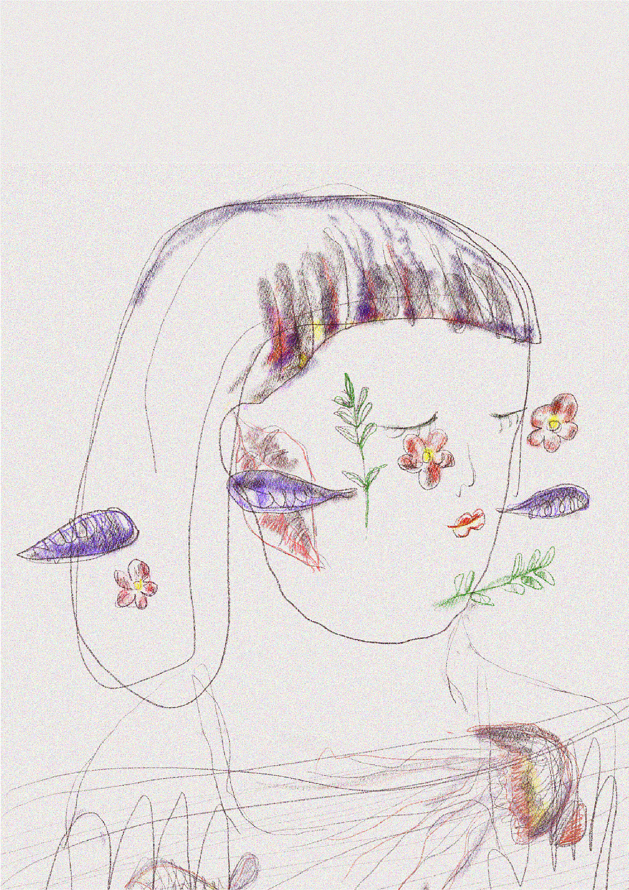 时隔多年再画插画-为绝对色感3做的六组插画（图ZMjM1Njg0NTA4） - 艺术插画 - 站酷设计师梁景红色彩原创素材 - 站酷ZCOOL