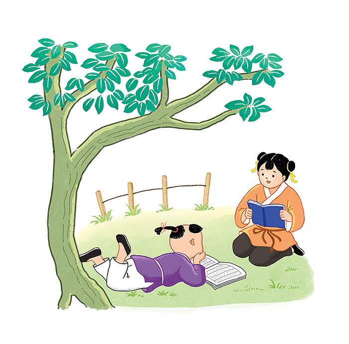 古代小孩嬉戏图