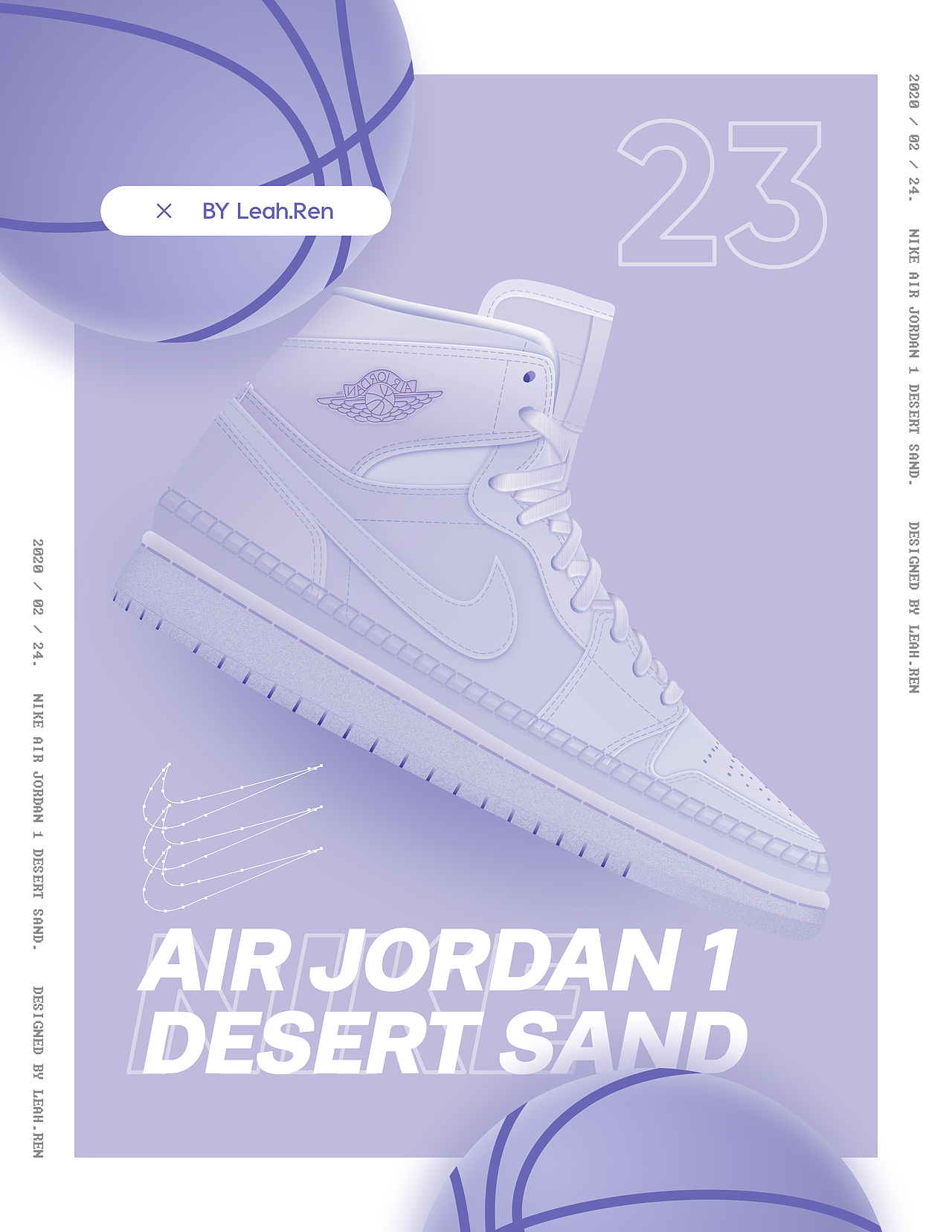 NIKE Illustrator（图ZMTk2NzkzNzY0） - 艺术插画 - 站酷设计师LeahRen原创素材 - 站酷ZCOOL