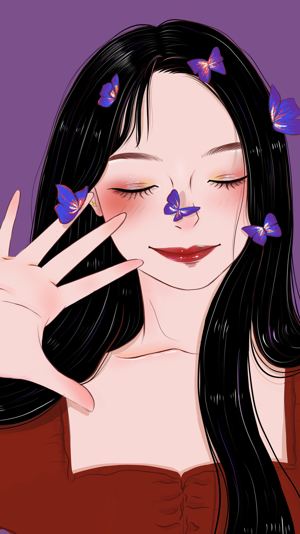 一些不知道什么风格的手绘人像