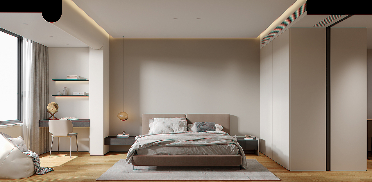 现代简约效果图表现（图ZMjc1Mjk5NTQ0） - 家装设计 - 站酷设计师呜叽唛叽原创素材 - 站酷ZCOOL