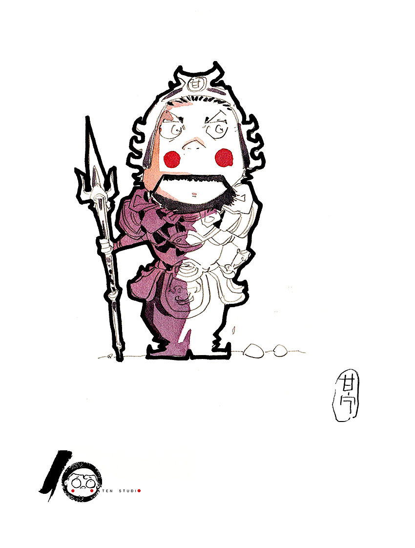 "10"工作室的第一版妥妥三国系列作品——吴（图ZMTQ0MTMzMzU2） - 概念设定 - 站酷设计师妥妥toto原创素材 - 站酷ZCOOL