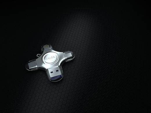 苹果多功能能U盘（个人主页-ZNDQ1NDk2NDA=） - 宣传物料 - 站酷设计师szkeng原创素材 - 站酷ZCOOL