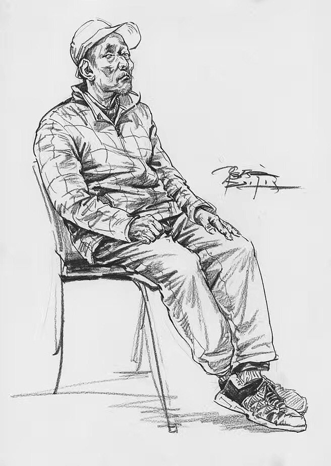 贵州首届美术教师研修班翟乃文速写