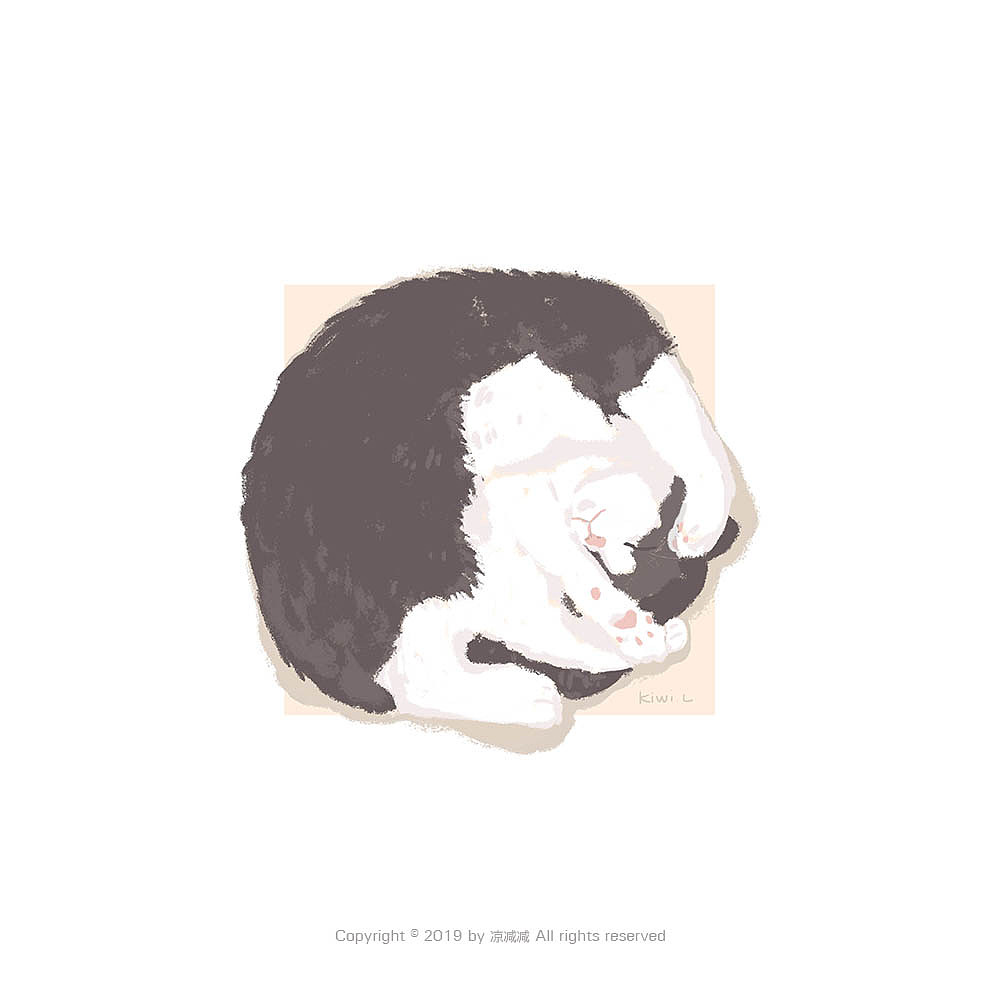 mocha睡姿集合1（图ZMTU1OTIzMDg0） - 创作习作 - 站酷设计师凉减减原创素材 - 站酷ZCOOL