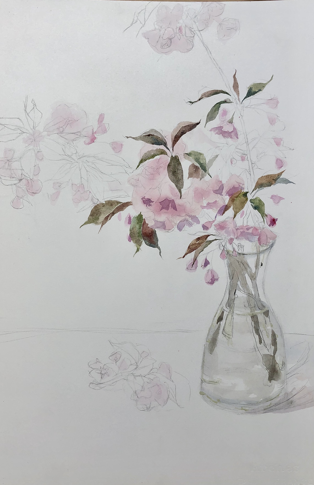 四月樱花|纯艺术|绘画|sged四个耳洞_原创作品-站酷zcool