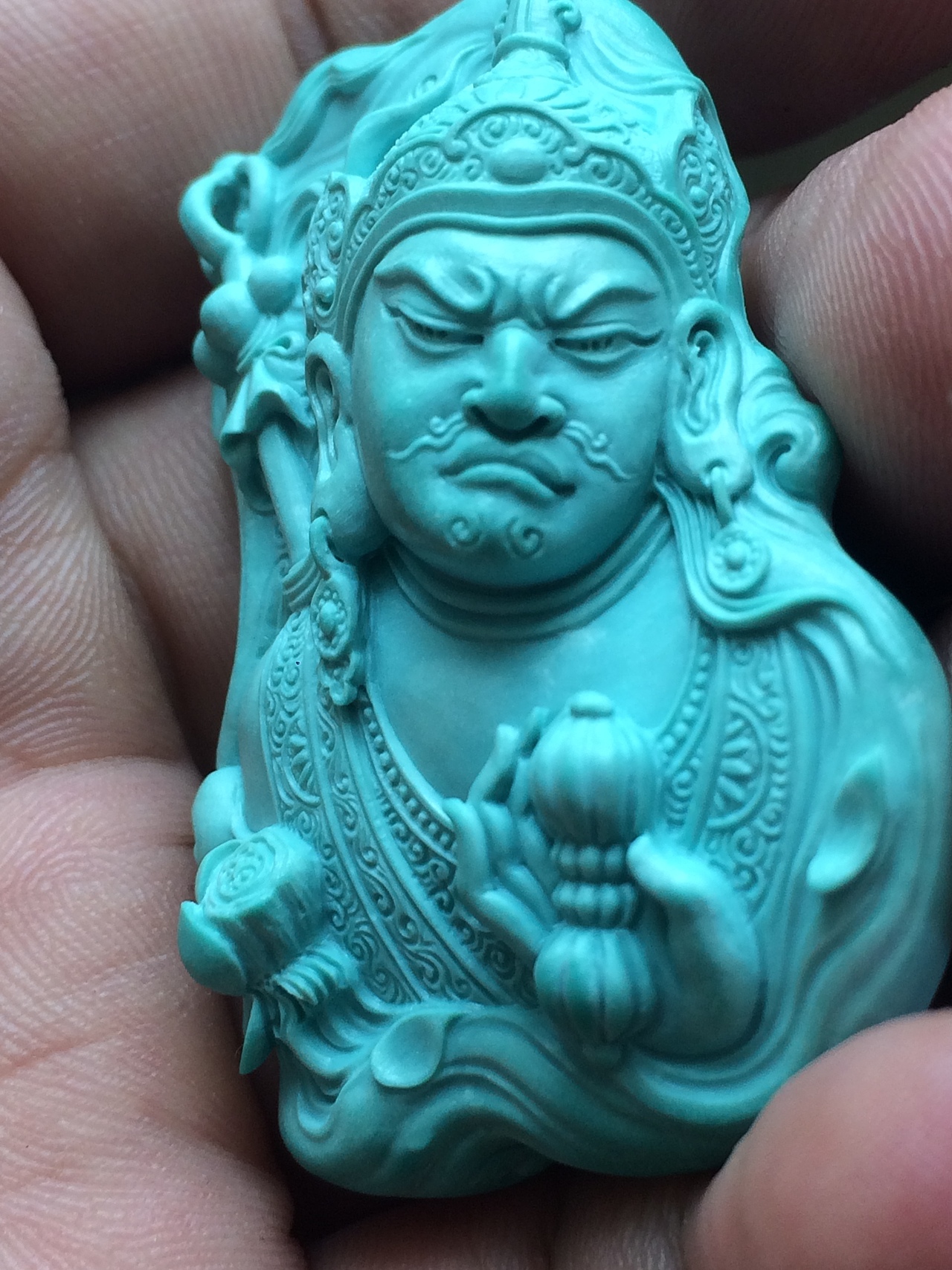 绿松石-《莲花大士》