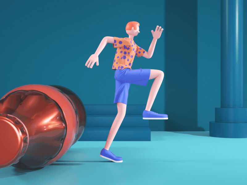 Summertime-夏日主题3D人物小动画系列