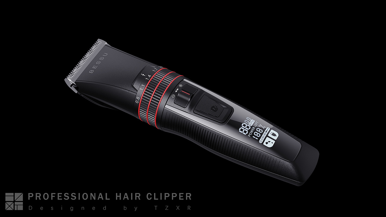 BESSU新型无线专业理发器