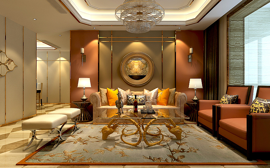 【星河盛世180平米三居室后奢风格】——石家庄乐豪斯装饰小鑫