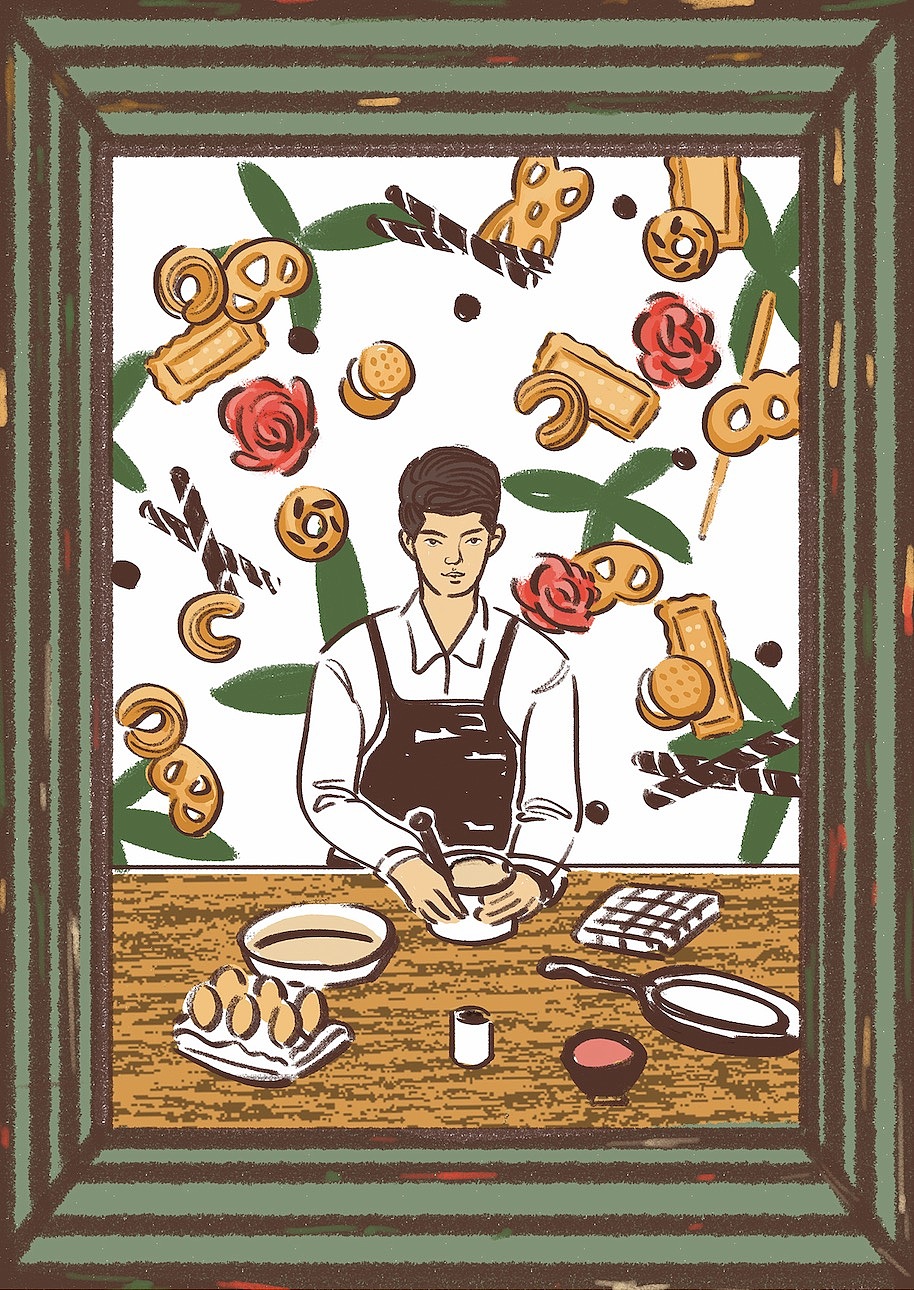 美式插画创作（图ZMjcyNjA4OTY0） - 新锐潮流插画 - 站酷设计师维奇威化饼原创素材 - 站酷ZCOOL