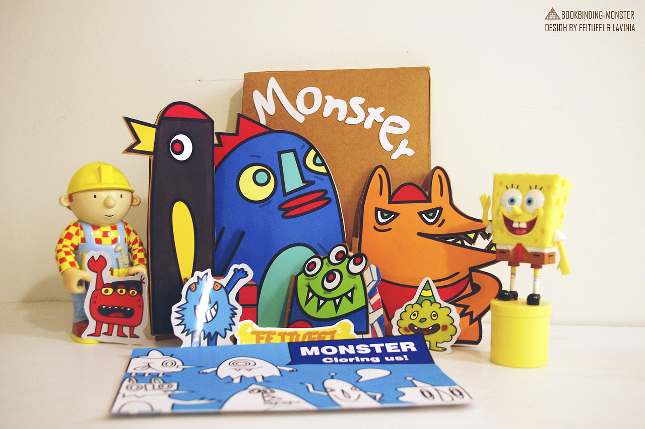 概念書籍裝幀﹣MONSTER（图ZMTM1NDg1OTI=） - 书籍/画册 - 站酷设计师FEITUFEI原创素材 - 站酷ZCOOL