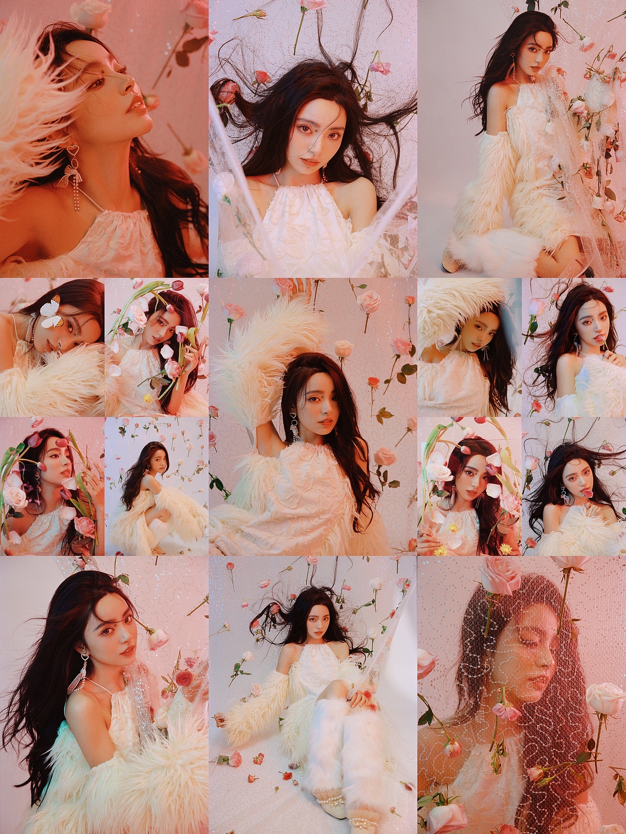 韩系画报|胶片|她好像好看到犯规了吧💐