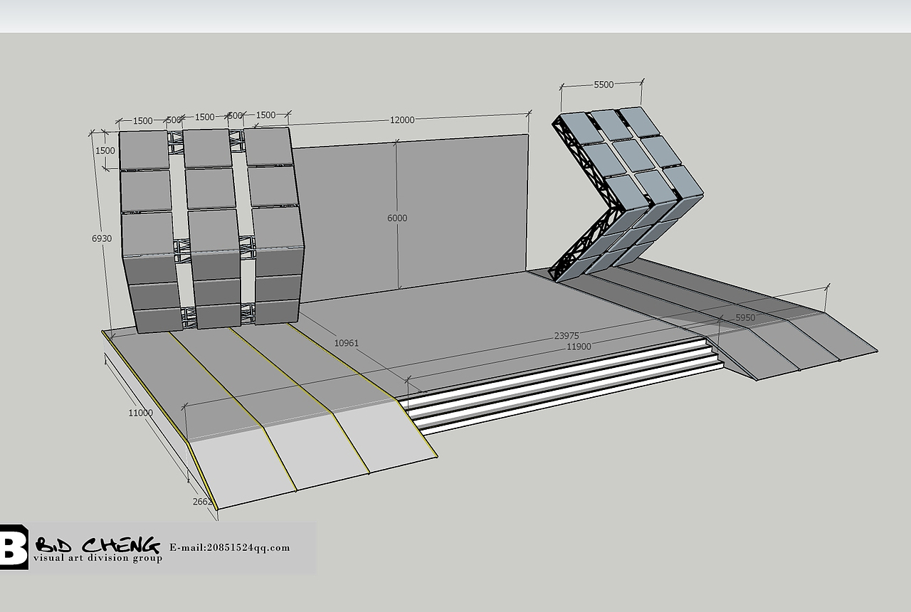 中国建筑-中国尊竣工庆典 舞台设计
