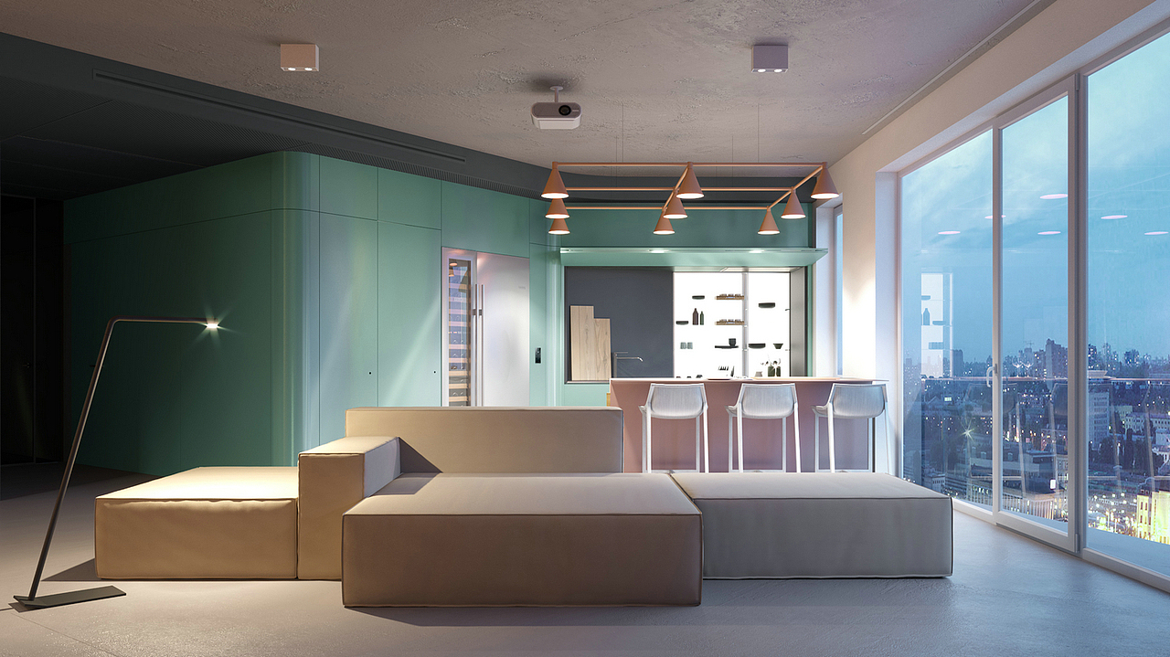 极简现代家装风格设计案例（图ZMTk4MjMyNDI4） - 家装设计 - 站酷设计师适己设计情报局原创素材 - 站酷ZCOOL