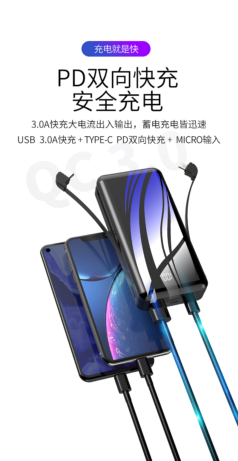 充电宝详情页（图ZMjA3MjE0NzUy） - 海报 - 站酷设计师睿晨曦设计摄影原创素材 - 站酷ZCOOL