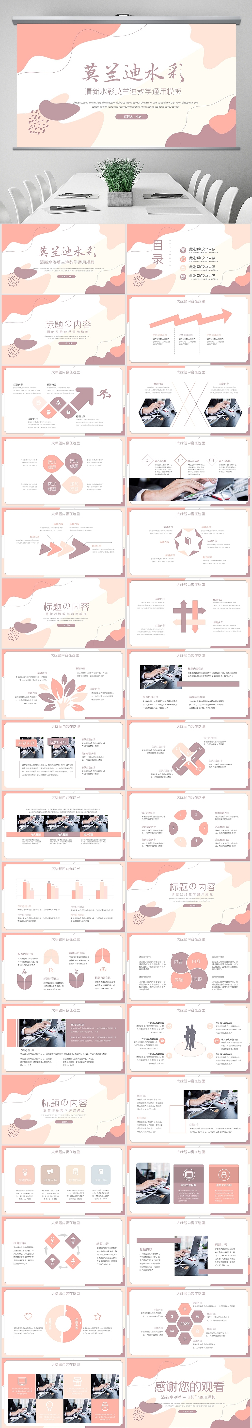 莫兰迪配色简约背景工作总结年终汇报ppt（图ZMjYyNjg3NDc2） - PPT/Keynote - 站酷设计师幺非幺原创素材 - 站酷ZCOOL