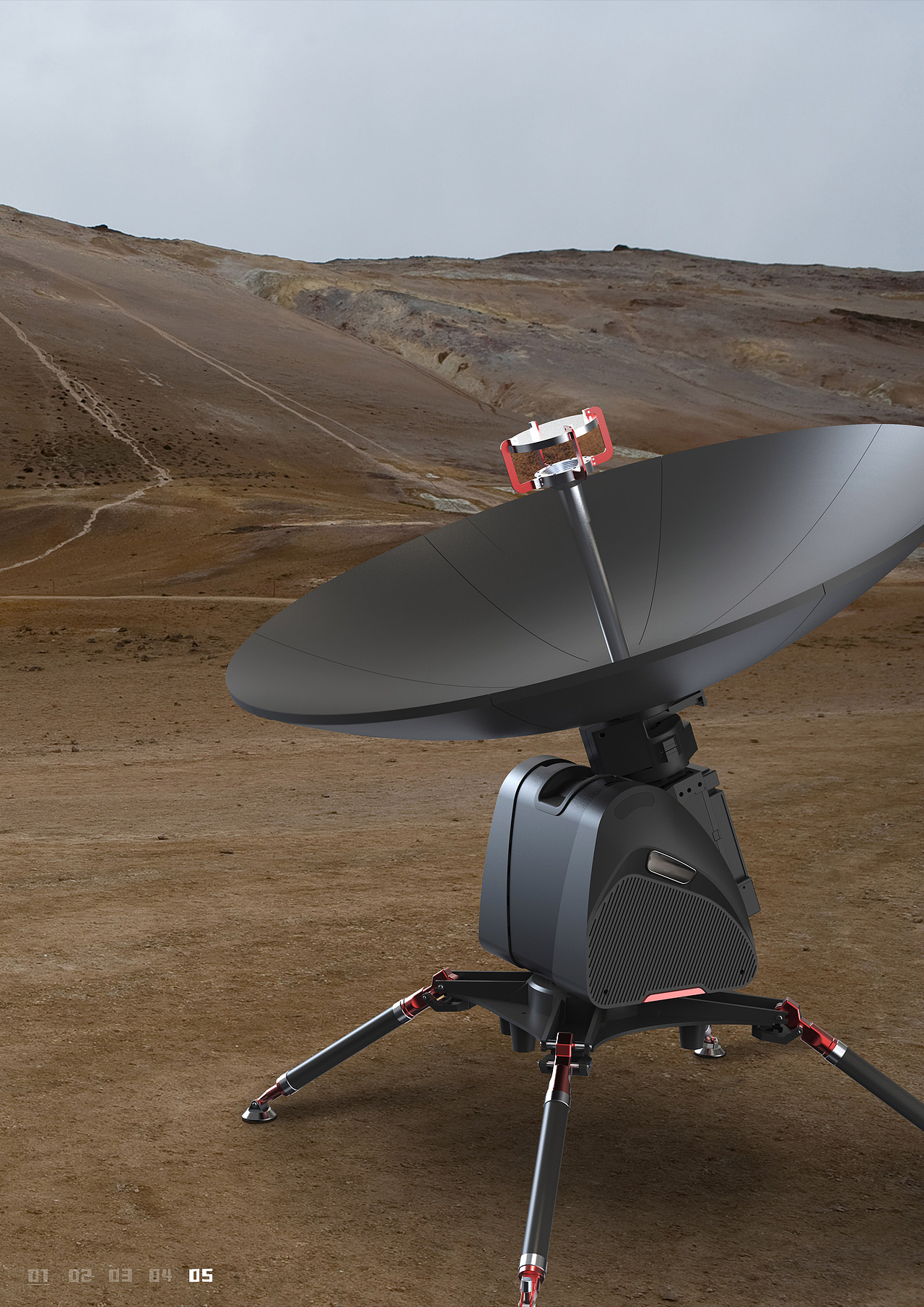 便携式卫星天线