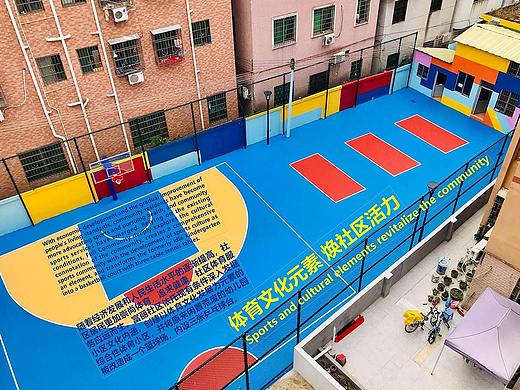 梵境设计—广州大石富丽社区桔芳园容貌提升+彩色墙画