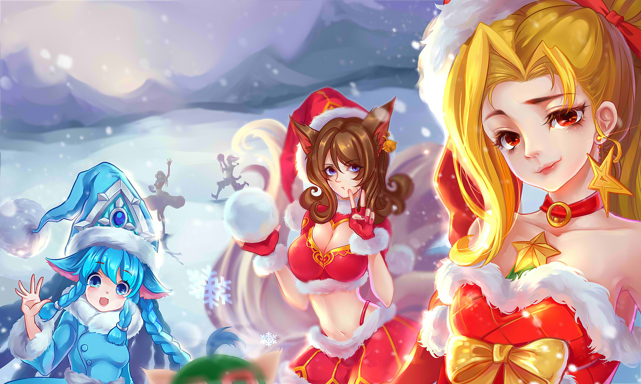 一波冰雪节插画