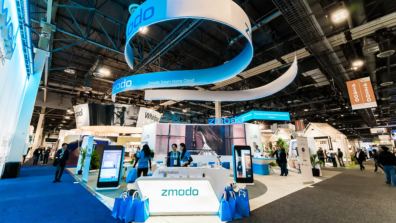 美国ces 会展海报合成 2017-2018两届拉斯维加斯参展