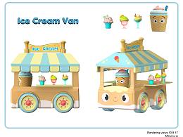 冰激凌車-兒童玩具