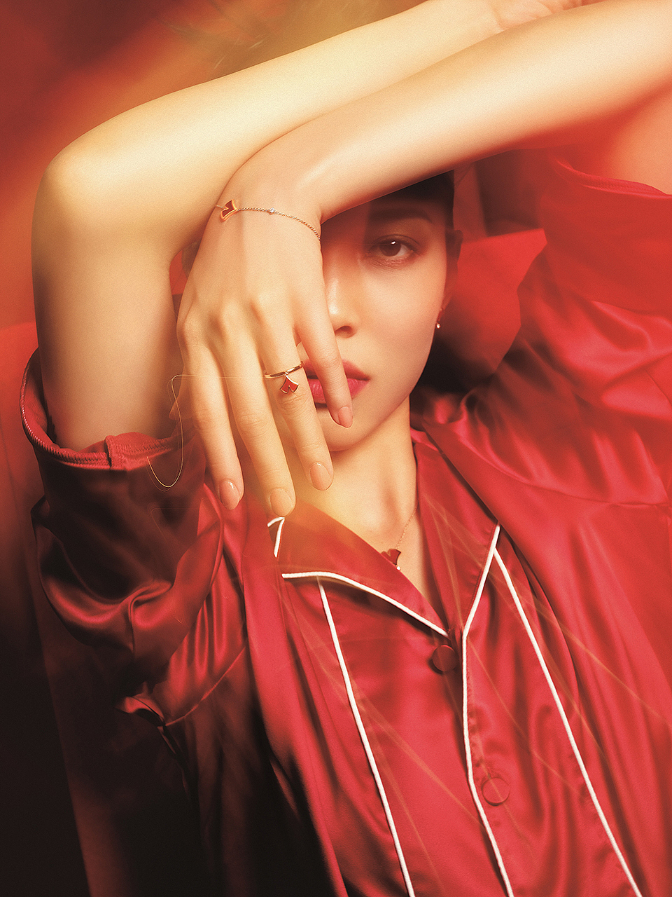 恒臣珠宝·银杏叶系列 —— 红玛瑙款