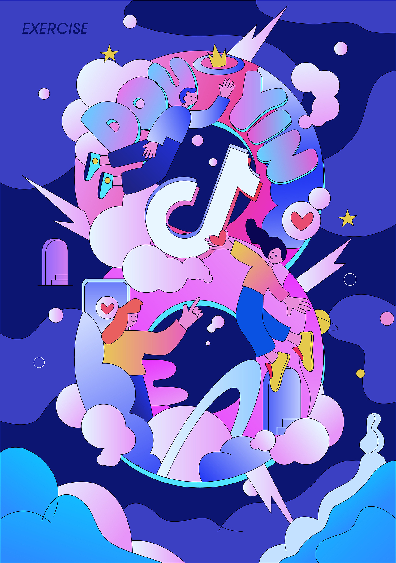 临摹练习（图ZMjg1NjE2NTI0） - 商业插画 - 站酷设计师Try_Clong原创素材 - 站酷ZCOOL