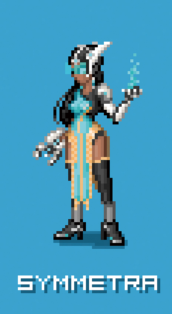 守望先锋像素画第一波