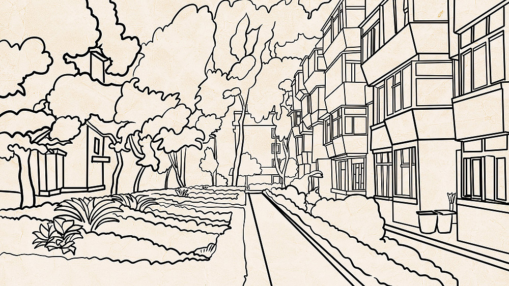 后来,我们家搬到小区,虽然没有了院子乘凉