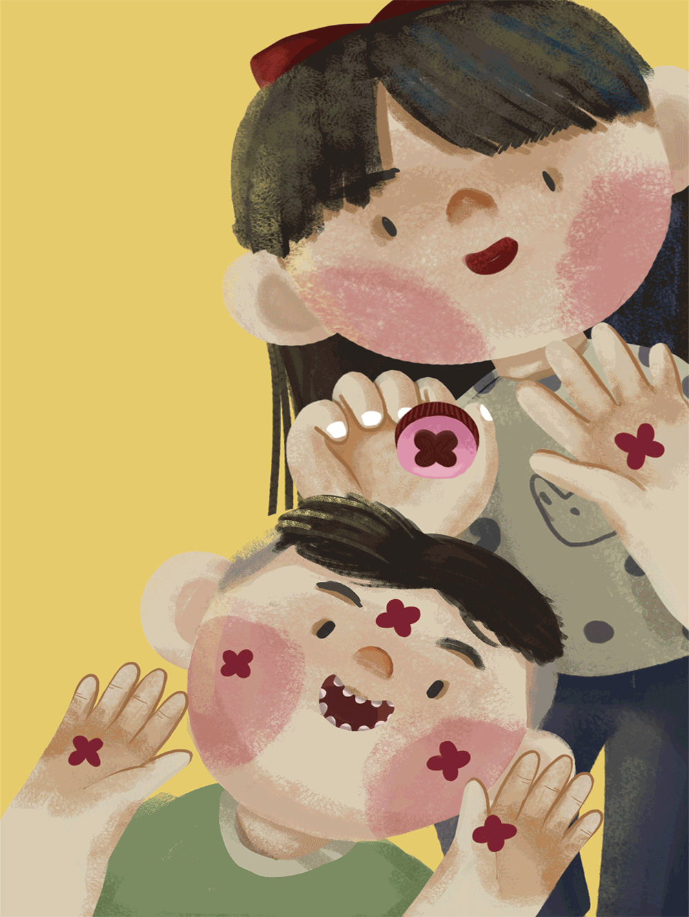 童年（图ZMjEyNjY4NDYw） - 儿童插画 - 站酷设计师啊盖桑原创素材 - 站酷ZCOOL