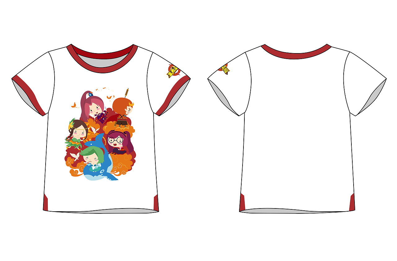 王者荣耀Q版T恤（图ZOTA1MjI2OTY=） - 图案 - 站酷设计师二世原创素材 - 站酷ZCOOL