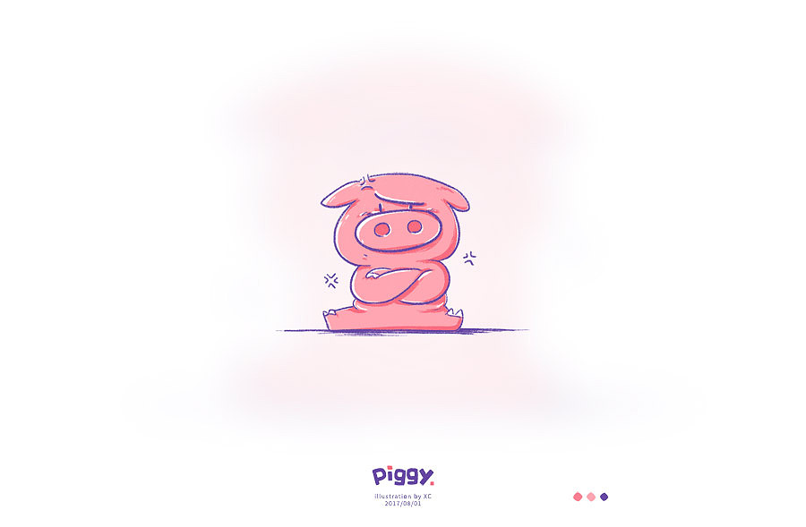 百猪斩Piggys（图ZODc1NDAzMzI=） - 创作习作 - 站酷设计师噩梦中的大脸原创素材 - 站酷ZCOOL