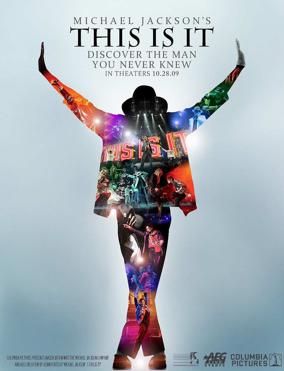 mj演唱会 this is it 海报(临摹)